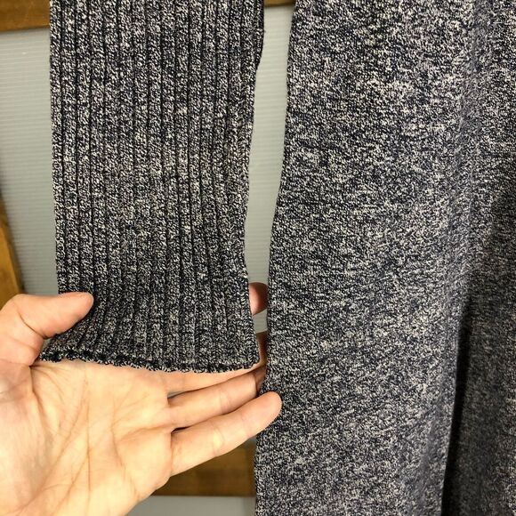 JANA Purple/Grey A-Line V-Neck Long Sleeve Knit Dress Sz S - Picture 5 of 8